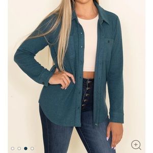 Thread & Supply Lewis  relaxed fit ling sleeve button up pocket shirt nwt small